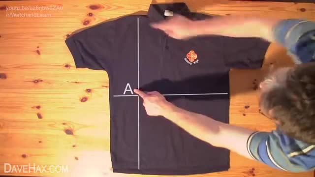 How to fold a shirt in 2 seconds