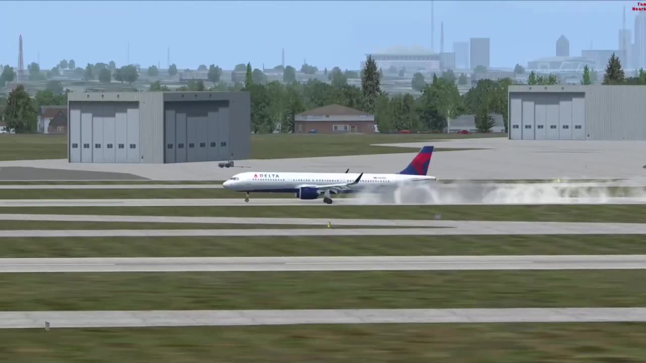 FSX - not that bad landing at Atlanta Hartsfield [KATL] - The Delta Virtual