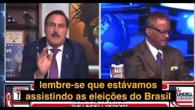 Mike Lindell fala sobre as eleições no Brasil