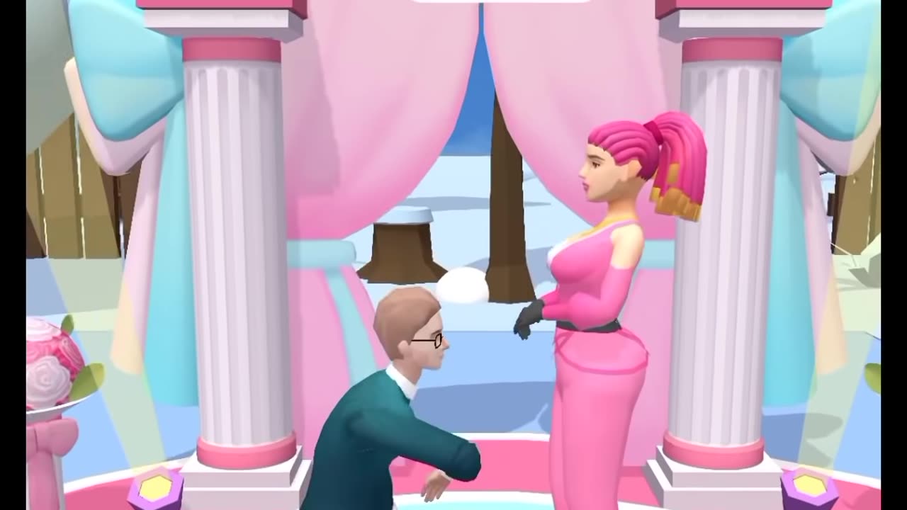 Lesson: Don't Propose a girl early (Marry Run! All Level Gameplay