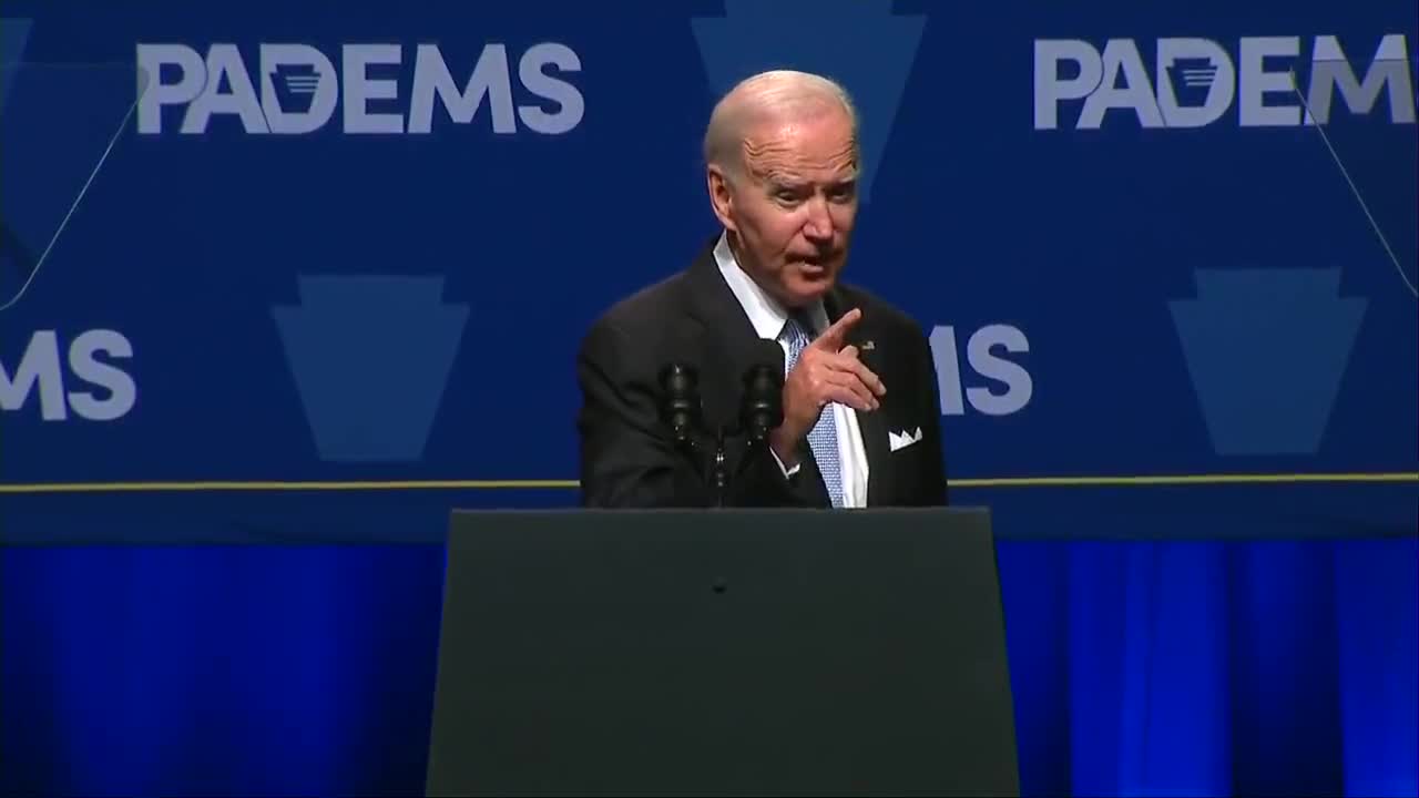 Biden "we went to 54 States" in 2018