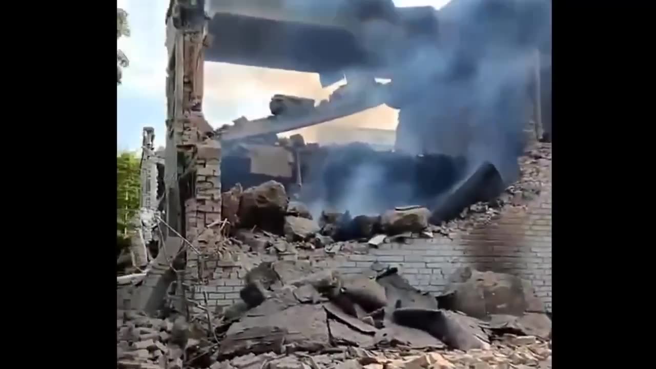Entire Apartment Block Demolished by Excalibur Shells