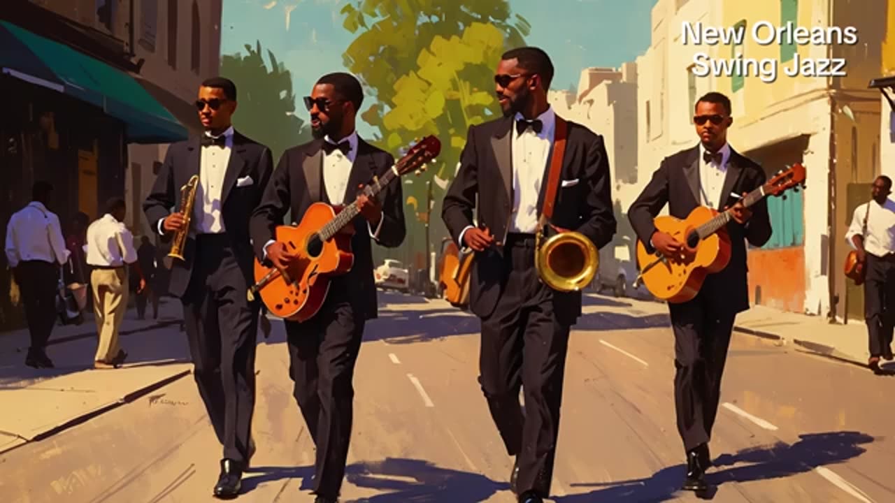 VK New Orleans Swing Jazz [1920s, Vintage, Big Band] The Coolness of Jazz comes from New Orleans