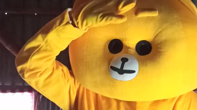 Teddy dancing