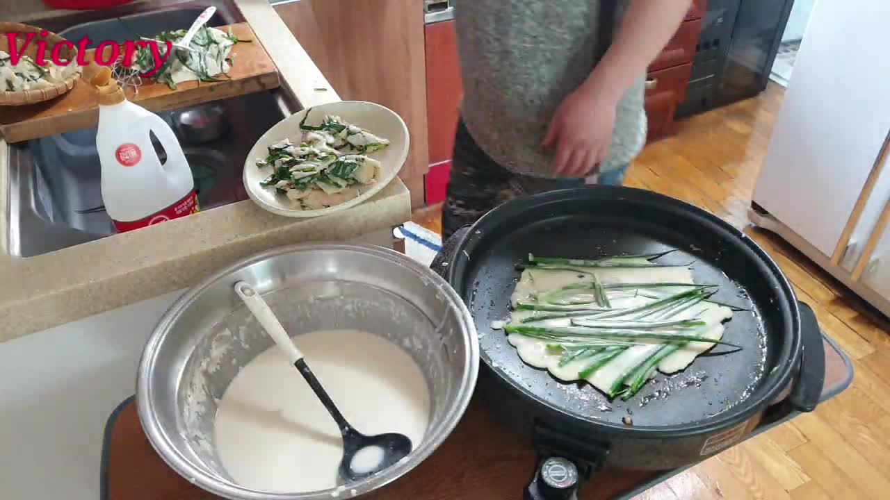 korea food. 부치개.