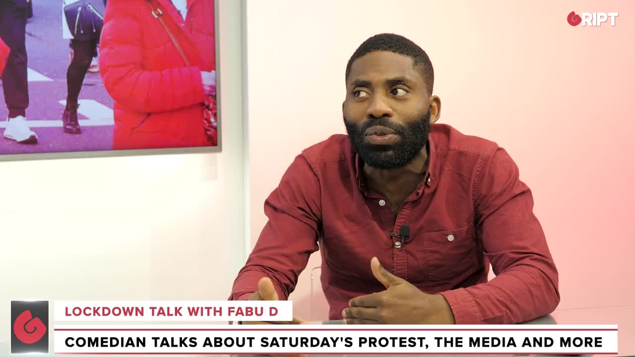 FULL INTERVIEW: Comedian Fabu D on the anti-lockdown protest, the media & more