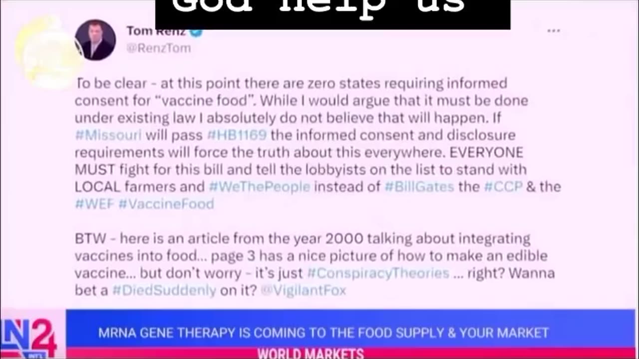 “Several states have confirmed they will be using mRNA vaccines on their livestock”