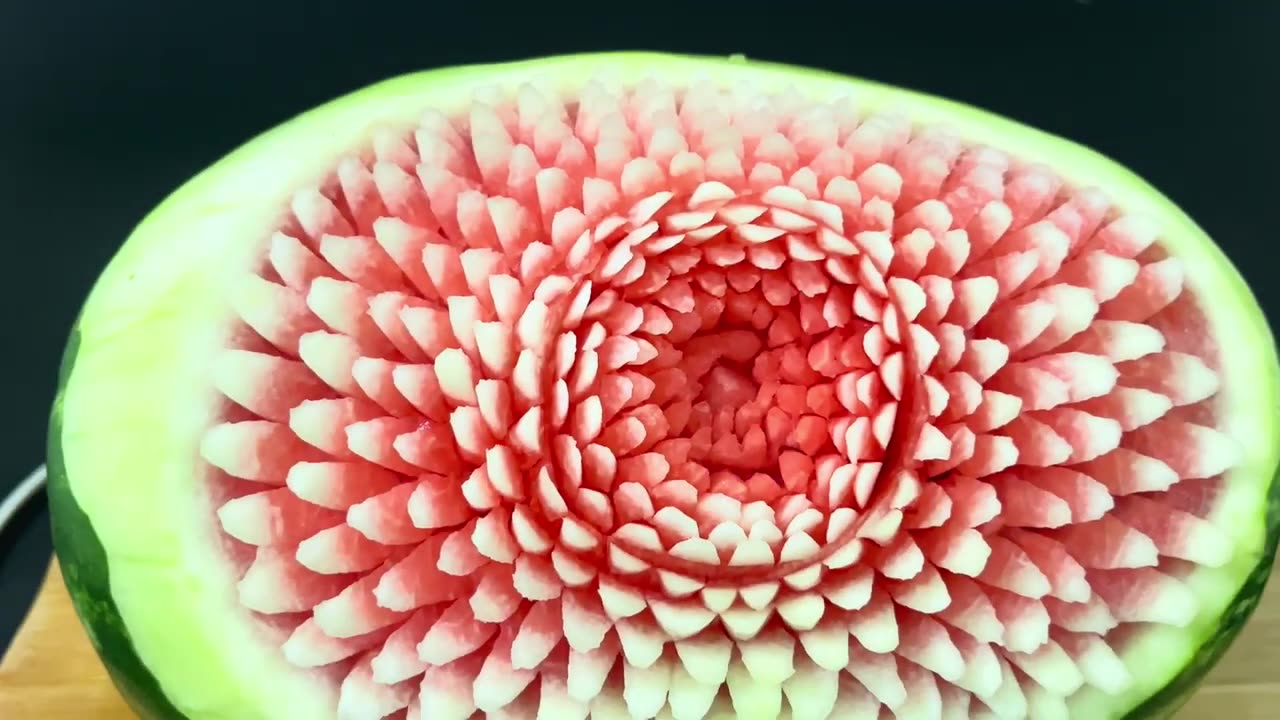 How to make watermelon flower 🍉🍉🍉#carving