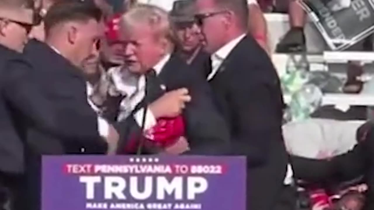 'Let me get my shoes!' Trump asks Secret Service agents