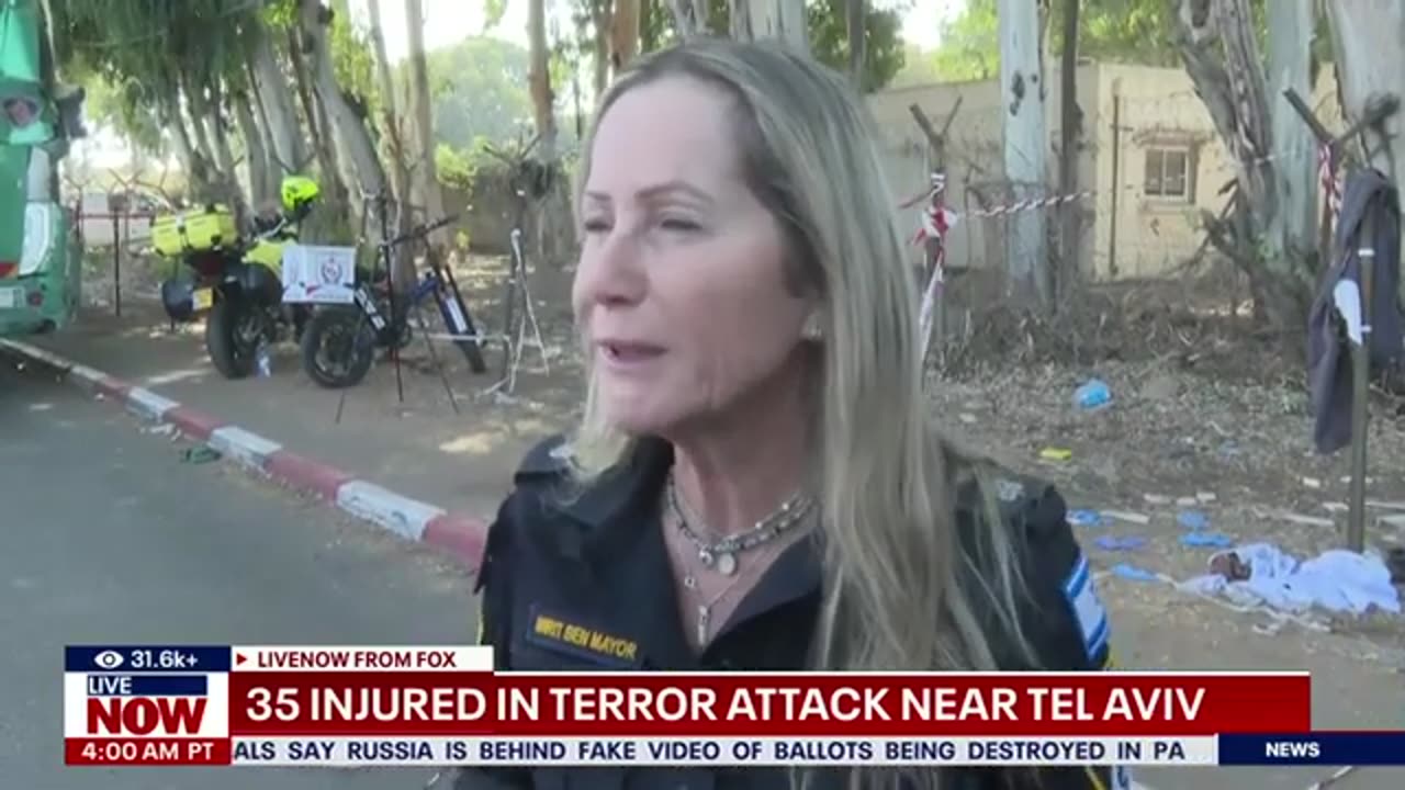 Israel war terror attack_ truck rams bus stop near Tel Aviv _ LiveNOW from FOX