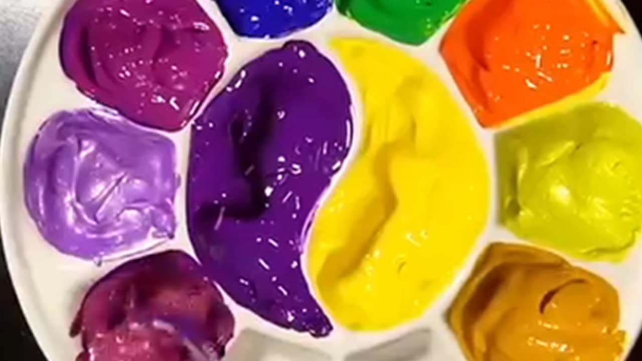 Satisfying Colour Mixing ASMR Videos