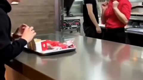 KFC fire food