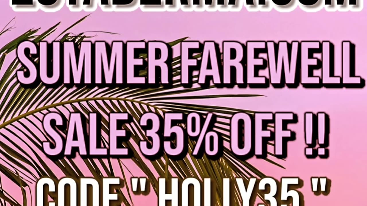 35% OFF Estaderma SALE CODE: HOLLY35 Summer Farewell Sale