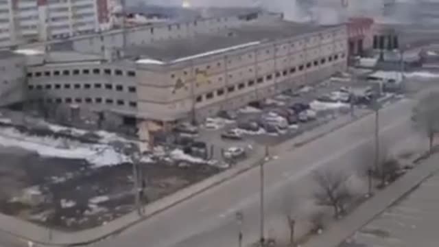 Cluster munitions from MLRS dropped on Kharkiv