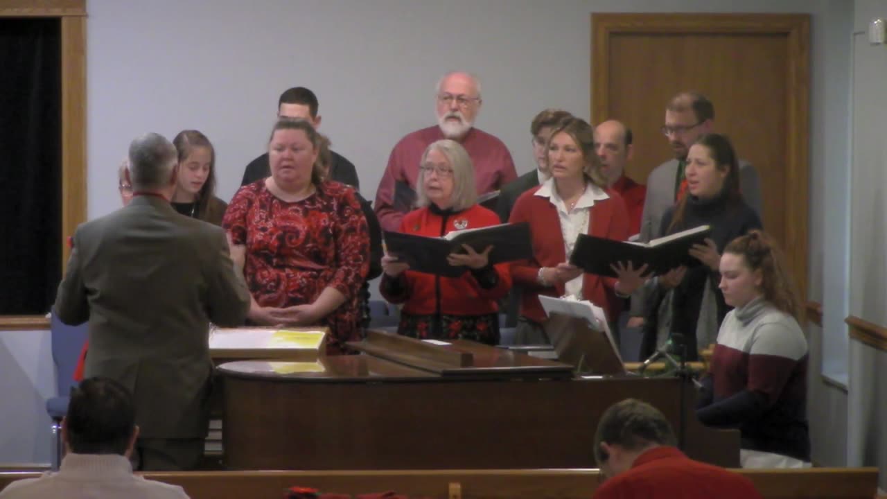 Sunday Morning. Pastor Troyer; The Joy of Christmas; Luke 2.