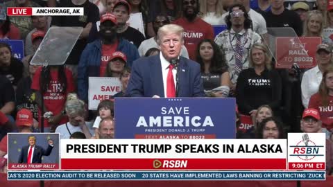 July 09th, 2022: President Donald J Trump, Save Amrica Rally in Anchorage, Alaska Full Speech