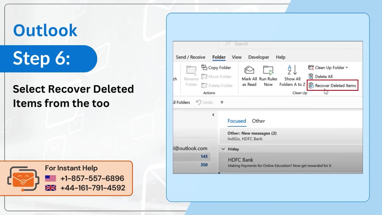 How to Recover Deleted Emails in Outlook?