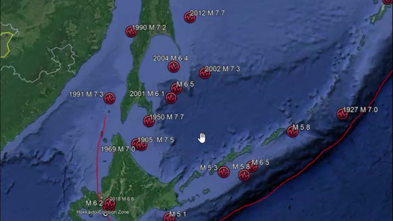 Very strong mag. 6.5 earthquake - Sea of Okhotsk, Russia