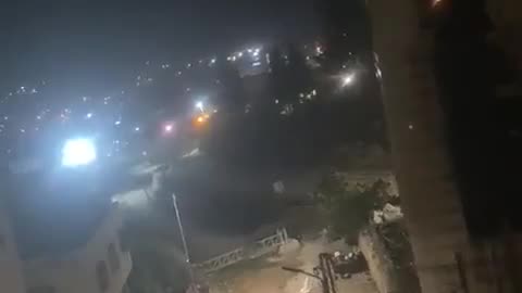 Heavy Gunfire can be heard near an Israel Settlement within the City of Hebron