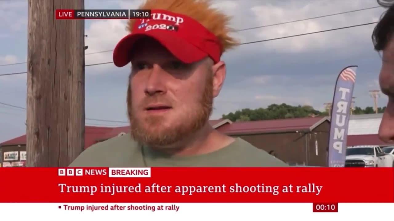 Trump shot at PA rally July 13th 2024 Interview of Witness