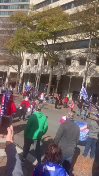 Trump visits million MAGA March this am