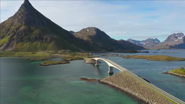 fredvang bridges lofoten islands is an archipelago in the county