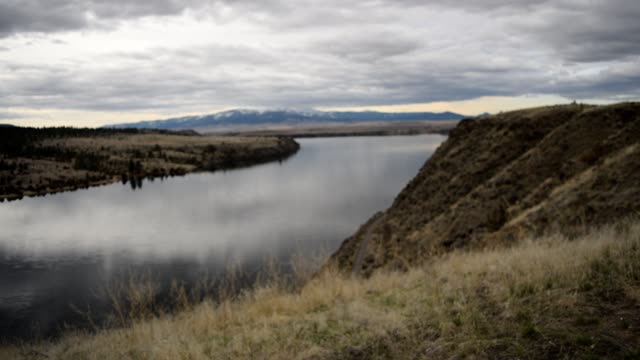 River on overcast morning