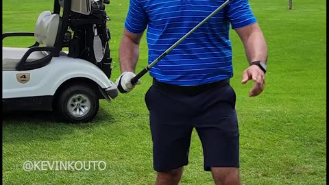 When your back swing has a -7 handicap