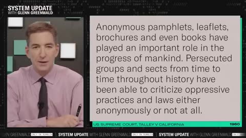 Glenn Greenwald-WATCH: Nikki Haley Demands BAN on Online Anonymity | SYSTEM UPDATE