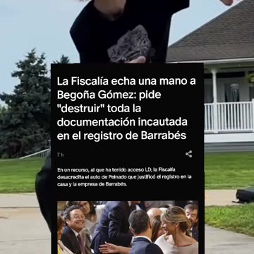 La Fiscalía echa una mano a Begoña Gómez