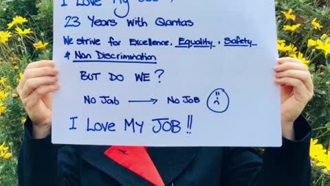 Qantas Staff, about to lose their jobs for wanting medical freedom