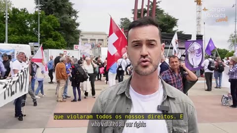 "Liberdade sim, tirania sanitária, não!"