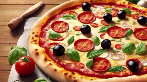 "Artistic Slices: Exploring the AI Magic of Pizza Creations"