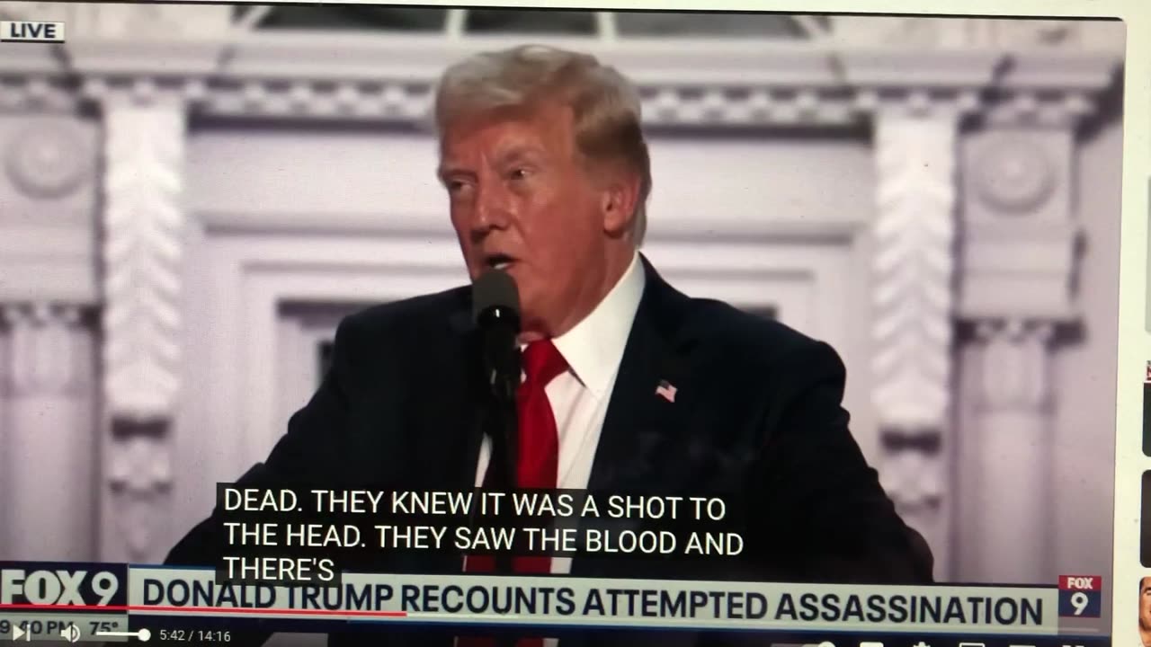 Donald Trump lies to the Nation about the assassination attempt at the RNC