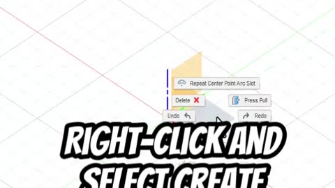 Fusion360: Center Point Arc slot