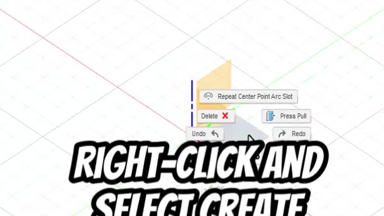 Fusion360: Center Point Arc slot