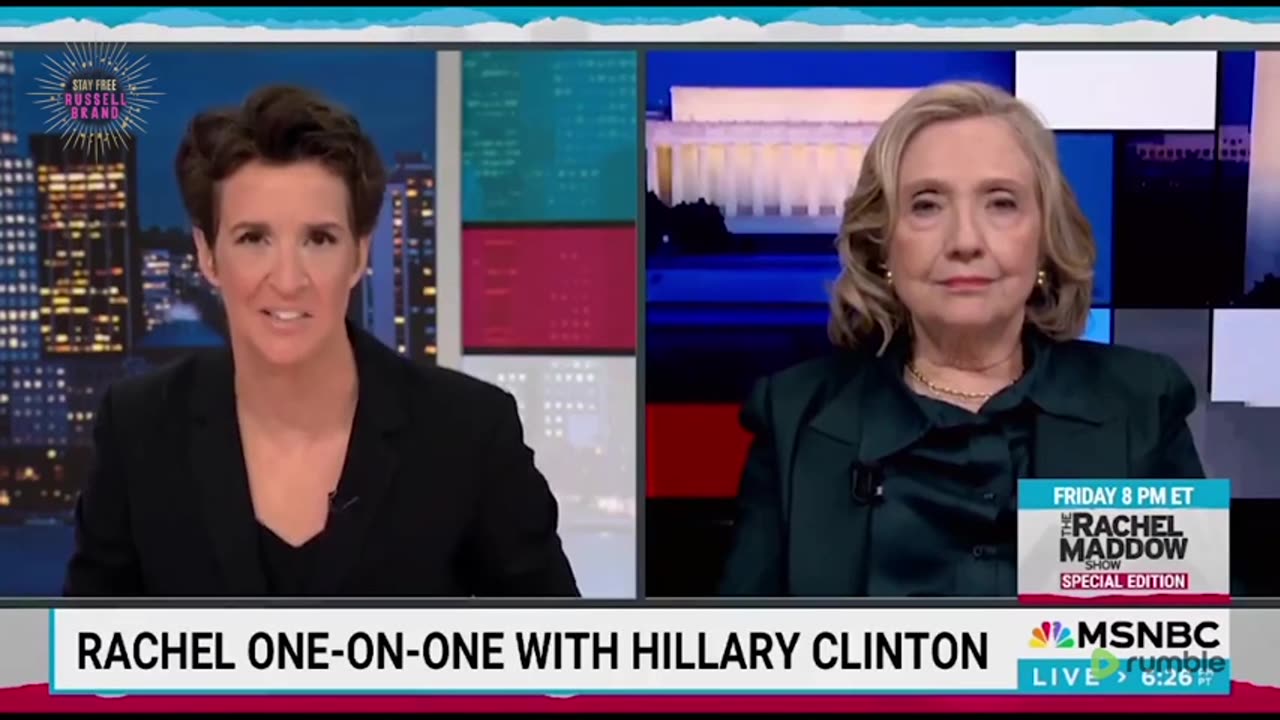 Hillary Clinton Struggles to Hide Her Anger as Rachel Maddow Asks Her This About Trump