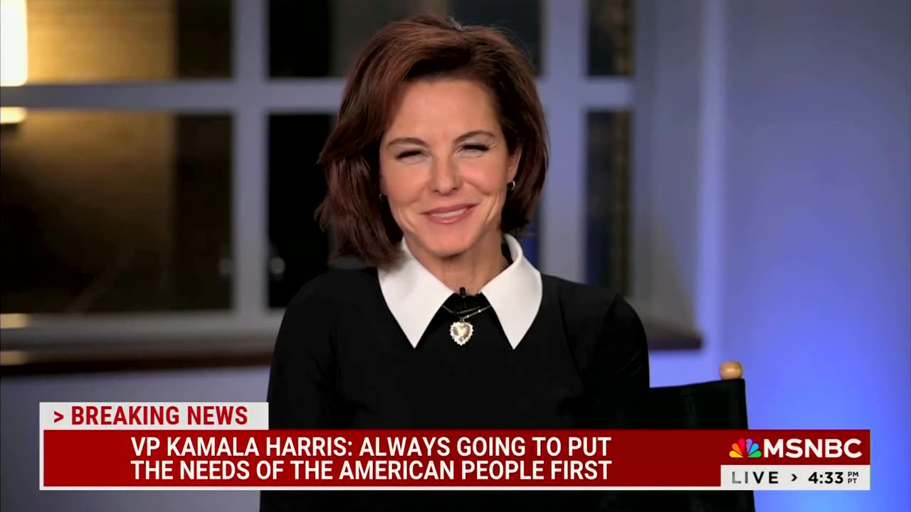 Ruhle asked Harris to name the last big "gut decision" she made.