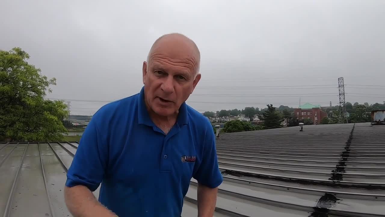 Anyone can Repair a Metal Roof Seam leak in 3 minutes DIY Turbo Poly Seal