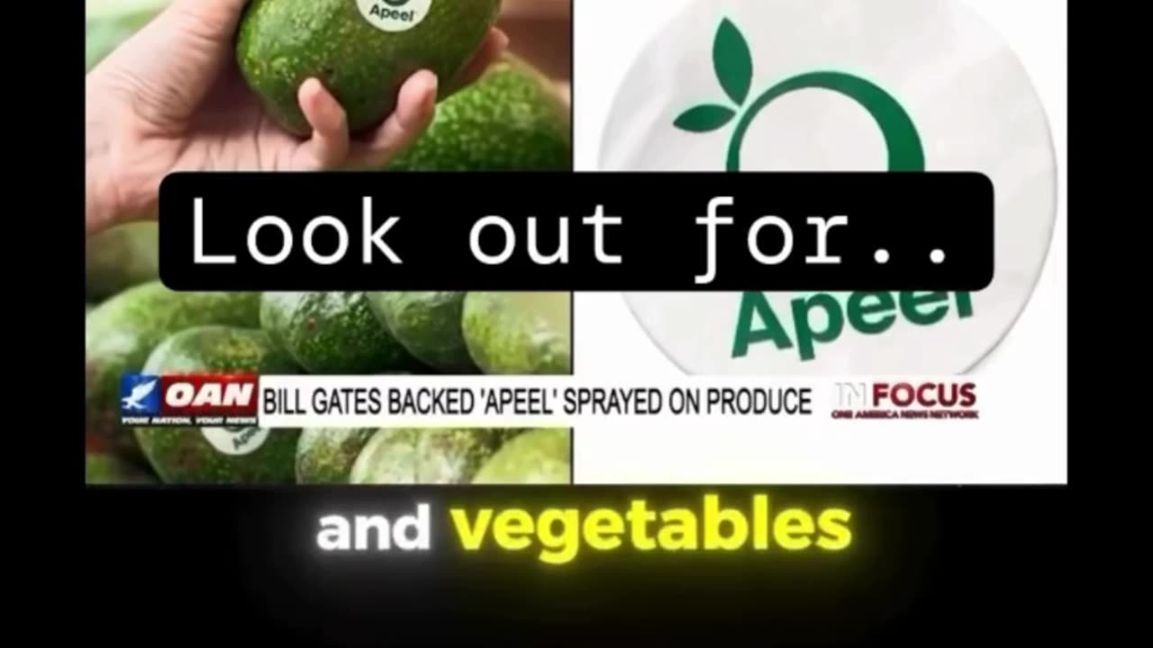 If you see this label “#Apeel”🏷️ on your fruits, vegetables or any food products