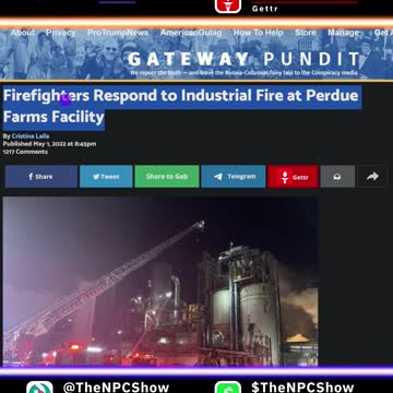 Another Fire At Major Food Plant