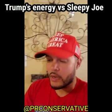Trump's energy vs Sleepy Joe Biden