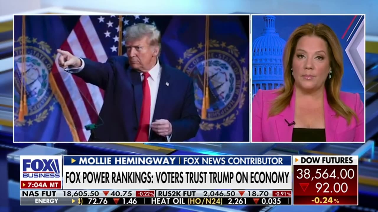 Trump has 70 percent chance of winning election, Mollie Hemingway says Fox News