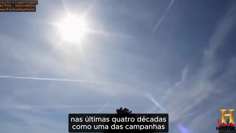 🔥😏TEORIA DE CONSPIRAÇÃO... CHEMTRAILS NO CANAL HISTÓRIA😏🔥