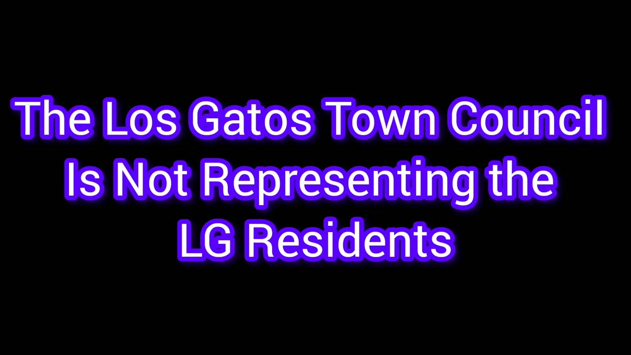 Silicon Valley, Los Gatos. One More Unhappy Resident.