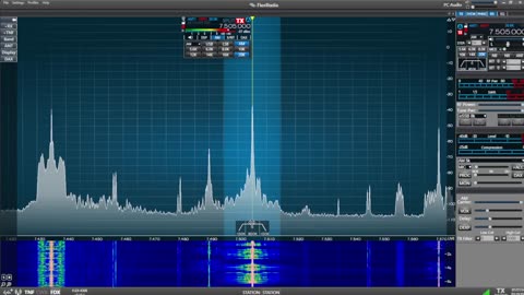 2024-7-27 03:20 UTC WRNO 7505 KHz Pretty bad IMD