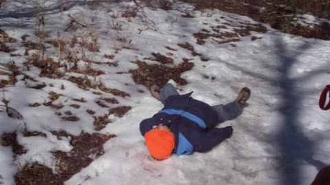 Hargus Lake - A. W. Marion State Park in Ohio - Snowy, Slippery Hike Along Perimeter Trail