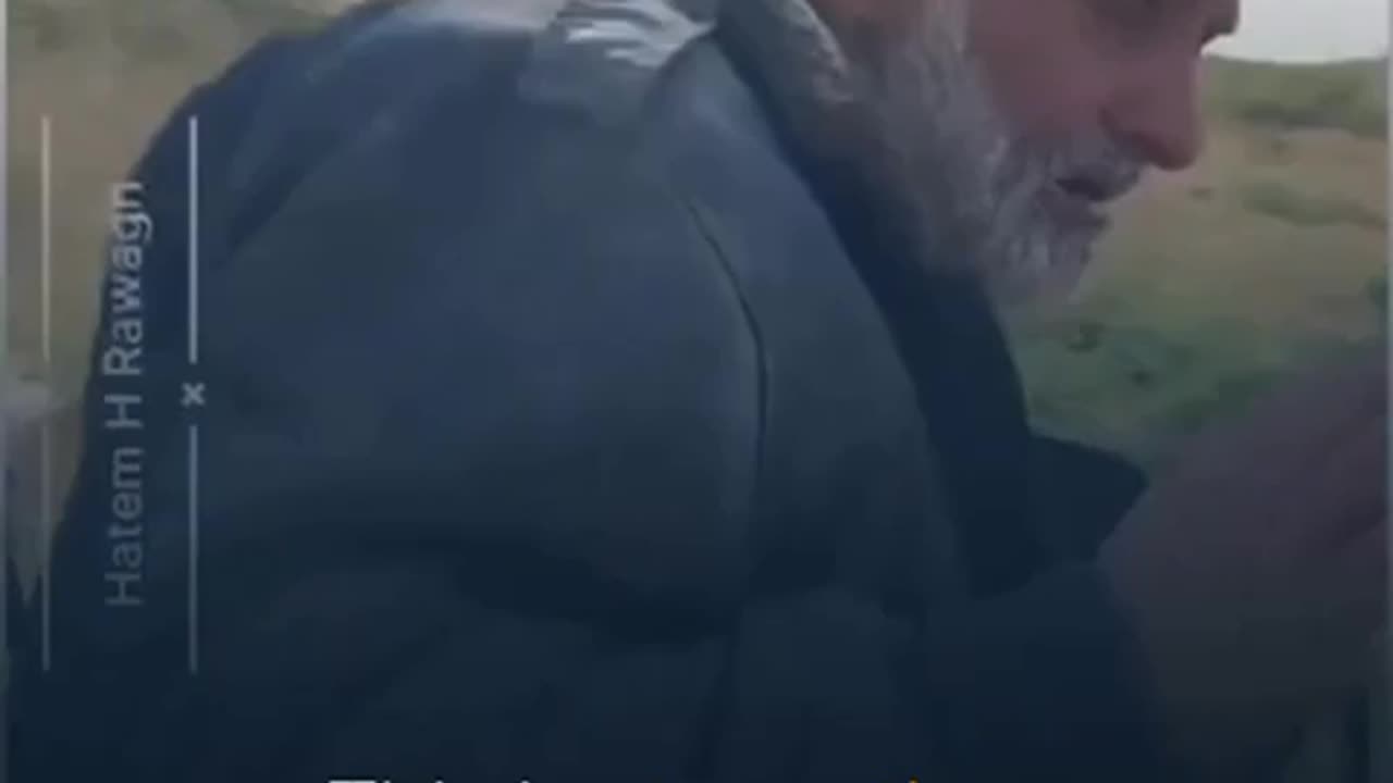 Palestinian woman breaks down after receiving bread