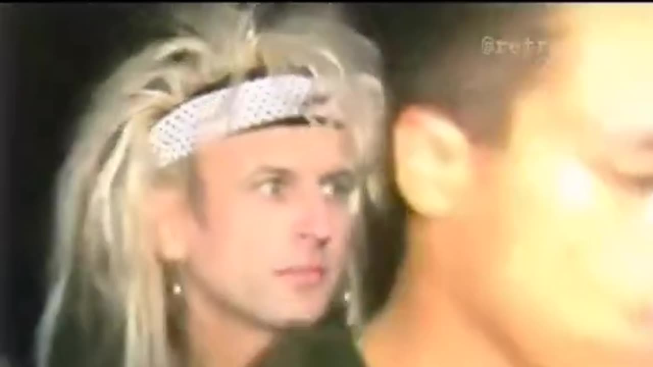 Emmanuel Macron early 80's clubbing compilation? If not, one hell of a "cheap fake"