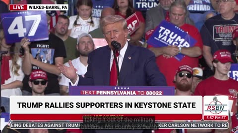 The 47 Guy at Trump Rally in Wilkes-Barre, PA